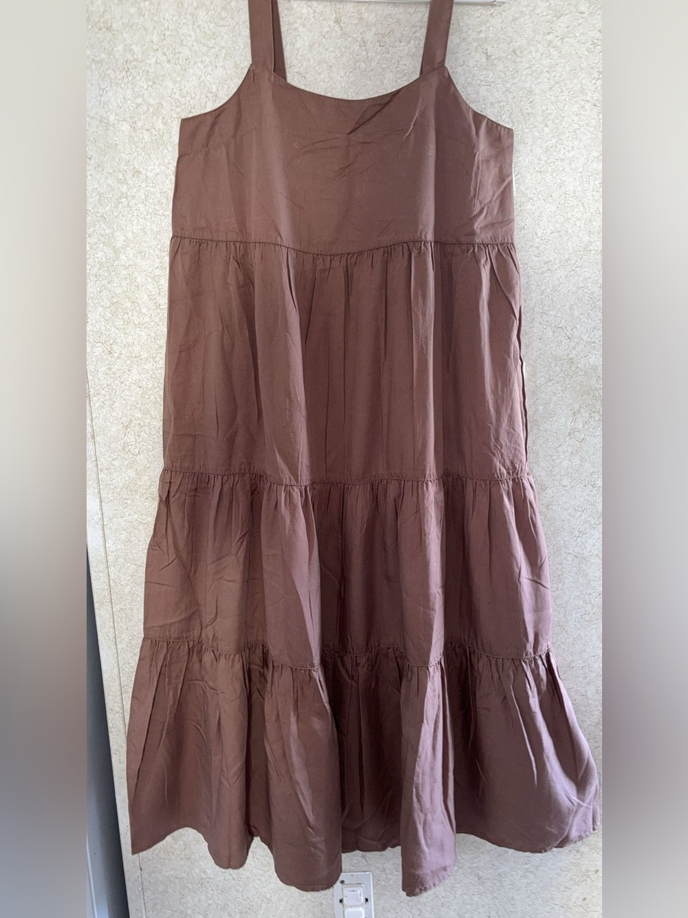Chic Tan Maxi Dress for Women - Picture 12 of 14